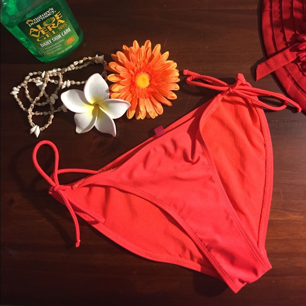 NWOT Orange “OP” Bikini Bottoms